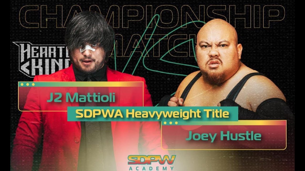 SDPWA Spotlight 8/13/2023:  J2 Mattioli VS Joey Hustle