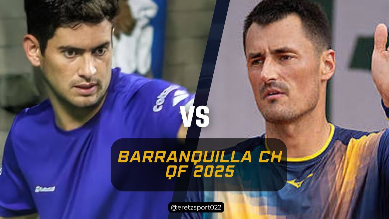 Barranquilla Challenger 2025 QF: Nicolas Mejia [6] vs. Bernard Tomic [3] Extended Highlights