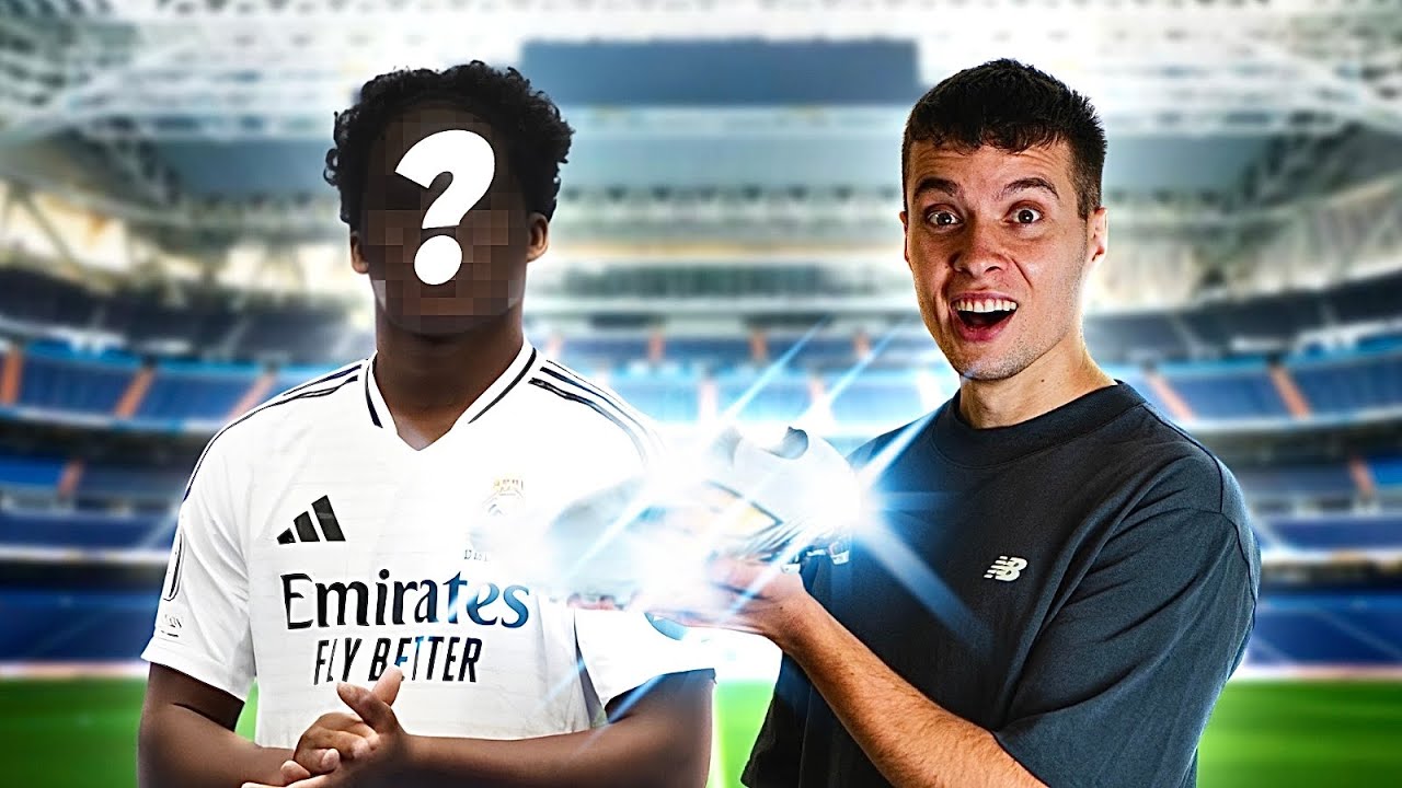 Ich überrasche einen REAL MADRID Spieler mit designten Fußballschuhen!
