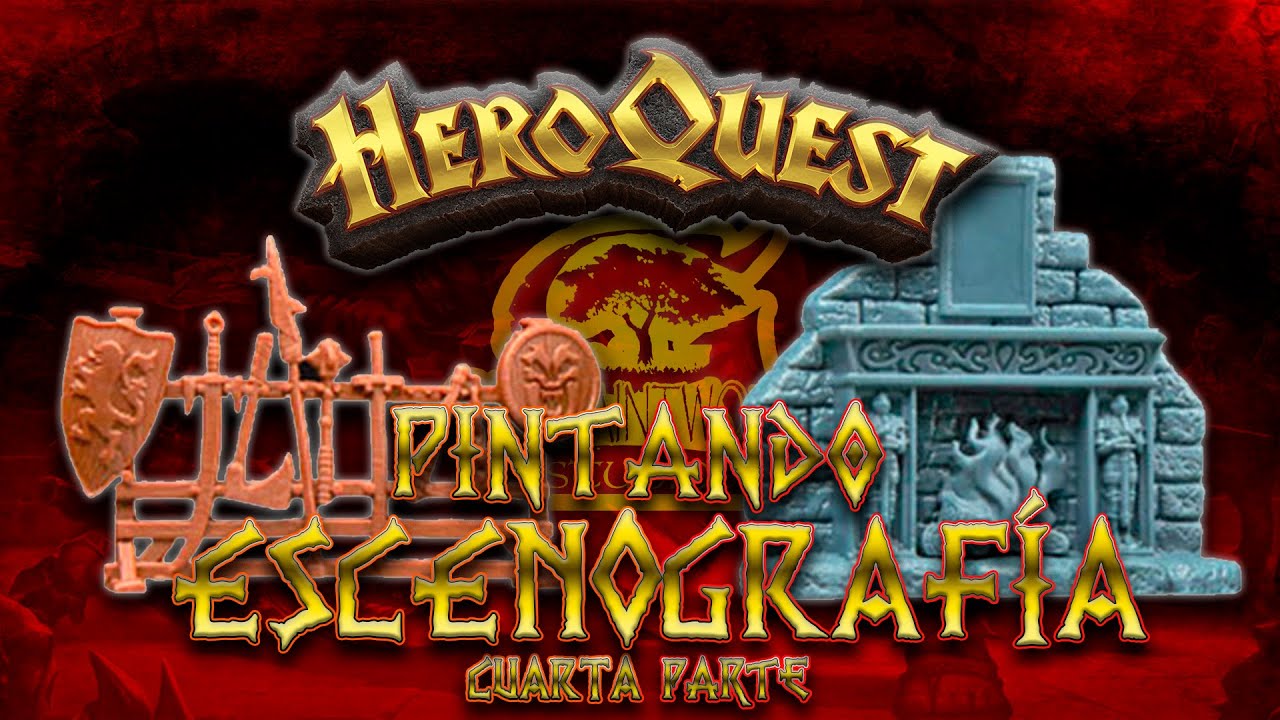 🎨Pintando HeroQuest 2021 Hasbro Escenografía Cuarta Parte
