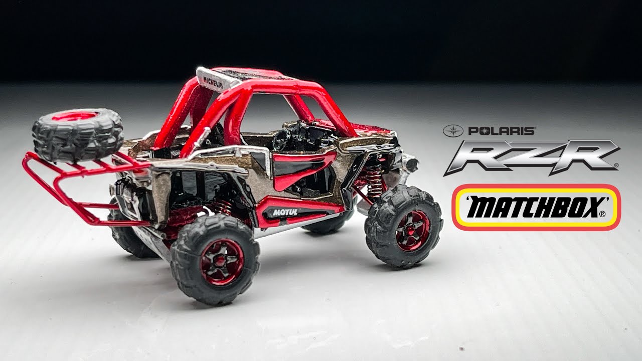 Polaris RZR Matchbox Custom with working suspension