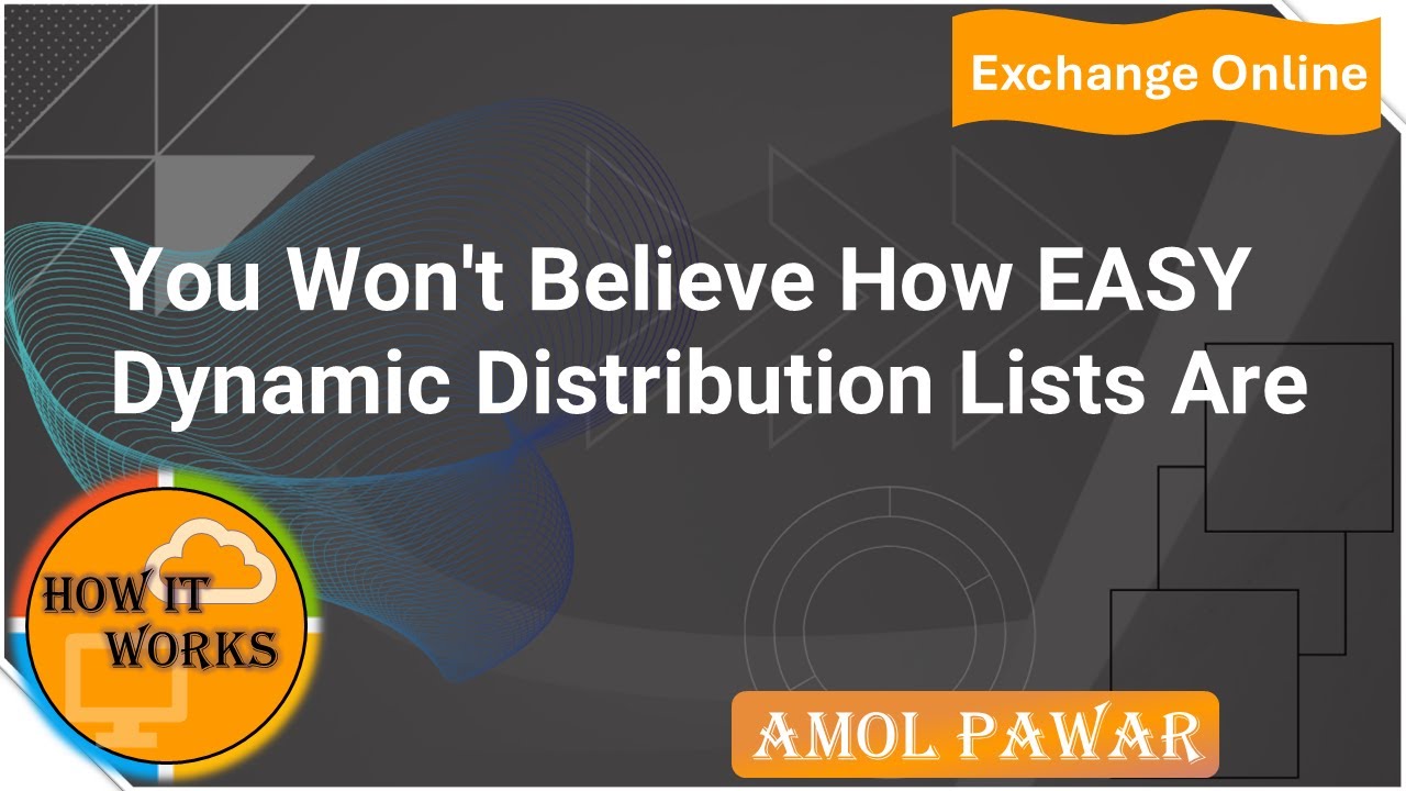 You Won't Believe How EASY Dynamic Distribution Lists Are
