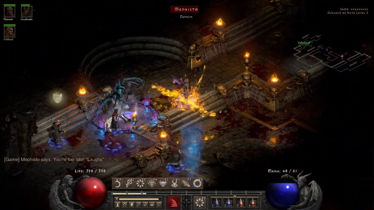 Diablo 2 Resurrected - Warlock Blind Playthrough - Act 3
