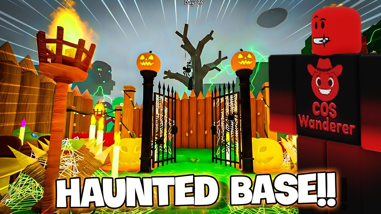 I built a Haunted Base in 99 Nights in a Forest