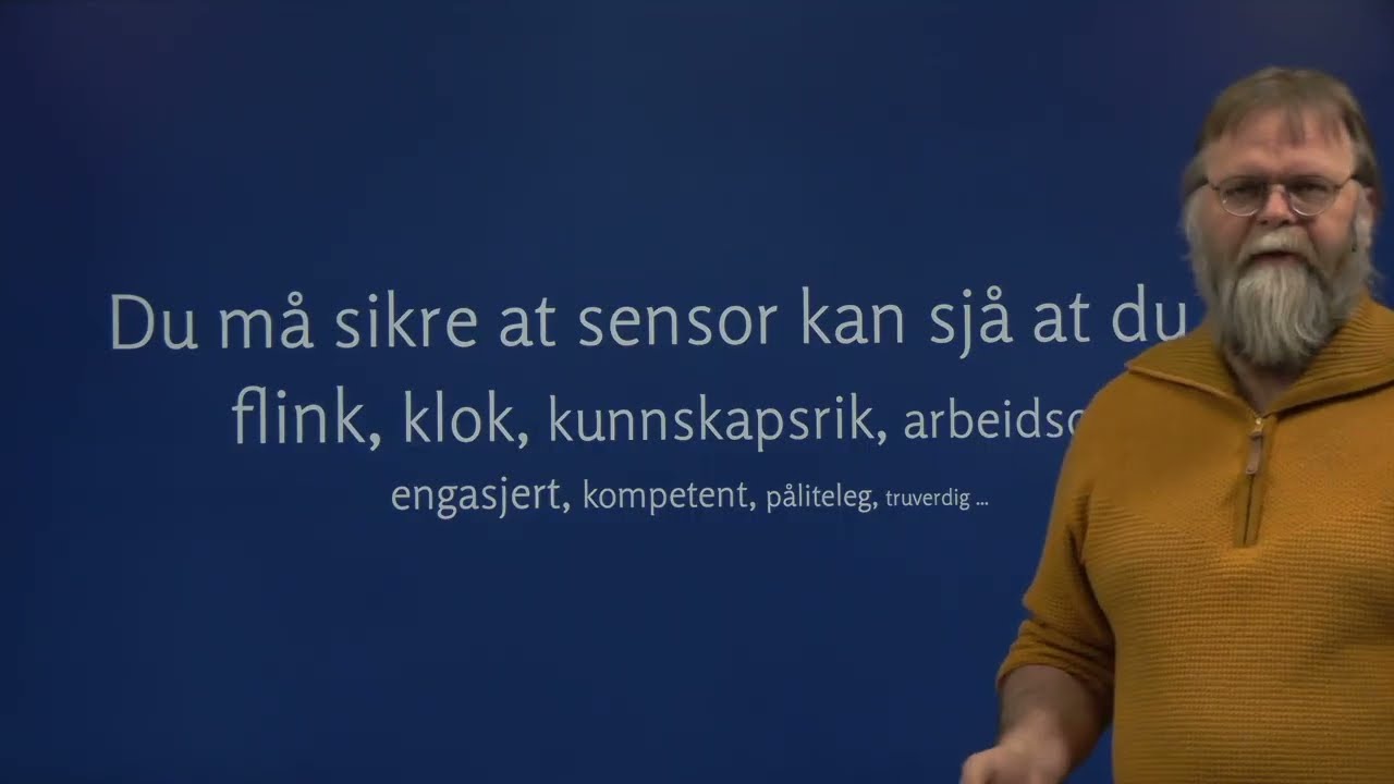 Master og bachelor: Dei overordna rammene