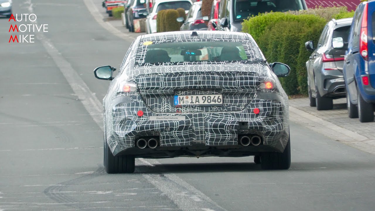 2023 BMW M5 G90 HYBRID SPIED TESTING AT THE NÜRBURGRING