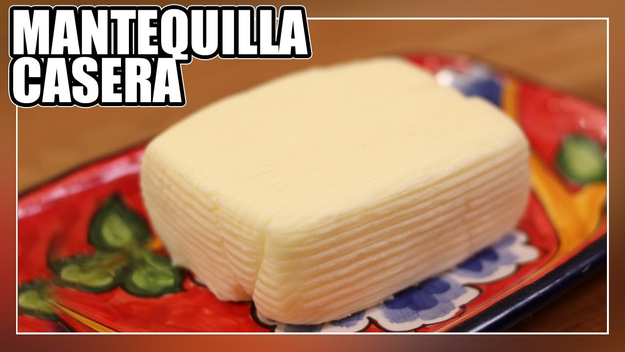 Mantequilla Casera (Manteca) | Receta Fácil y Rápìda con 1 INGREDIENTE