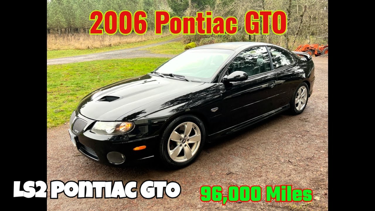 Pontiac GTO for less that 10K. One Owner