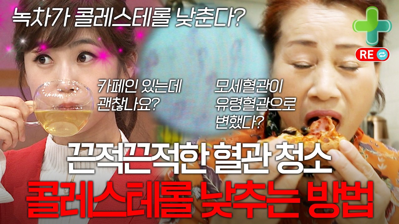 [라이브 다시보기] 콜레스테롤 낮추기! 끈적끈적한 혈관 모조리 청소하는 방법!
