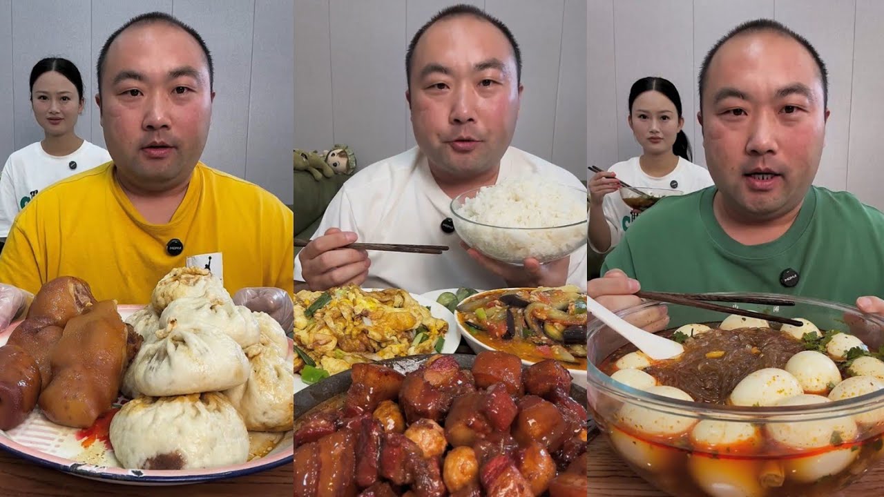 Mukbang # Part 14: Eat Sea Conch pig brain 🧠 belly pork bone head pig #food #meat #yummy
