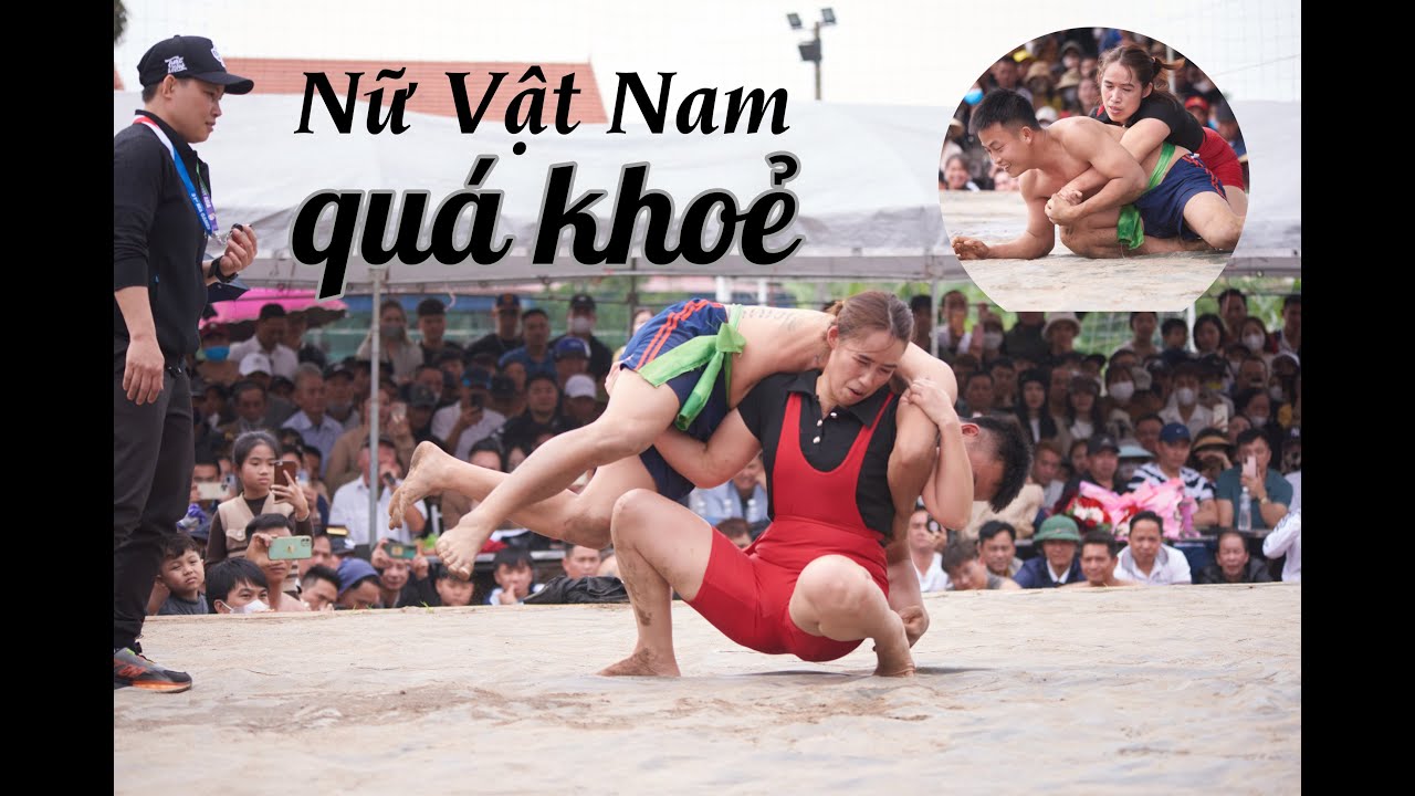 Nữ Vật Nam gây xôn xao cộng đồng mạng ...hội vật xuân Lập Lễ 2024