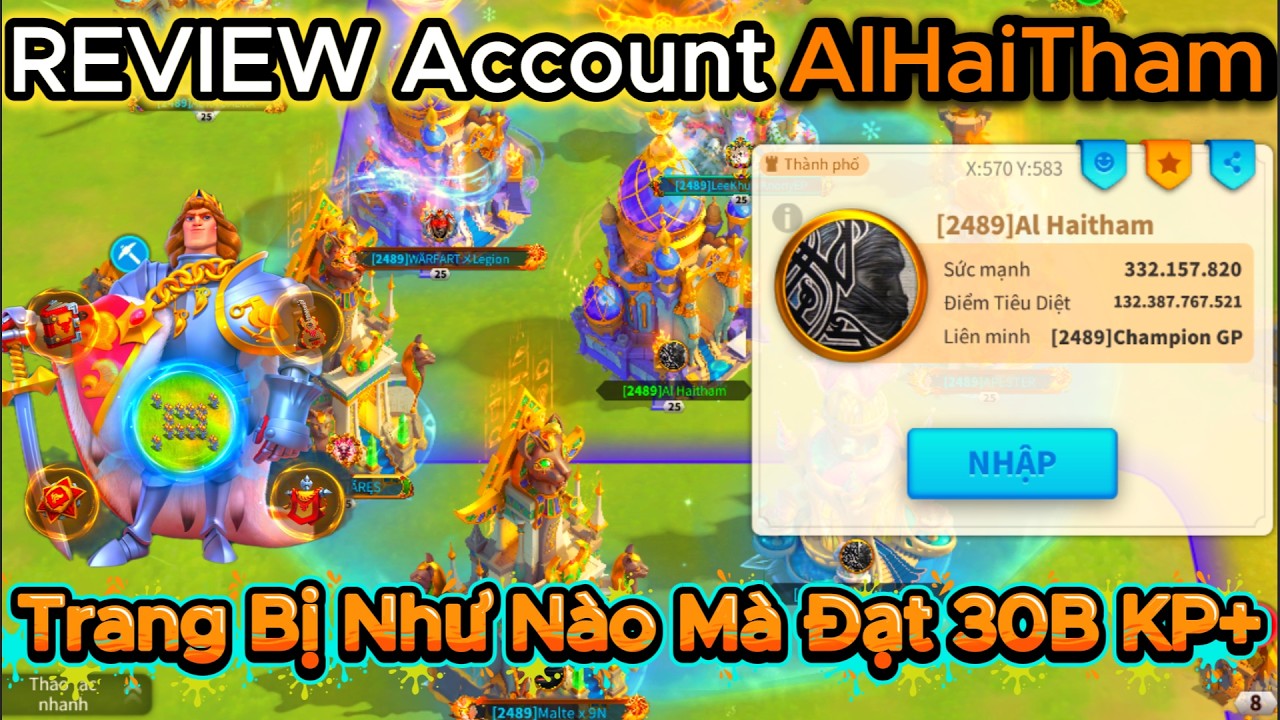Trang Bị AlHaiTham Có Gì Mà Đạt Được 30b KP+ Mùa Vừa Rồi? Review Account AlHaitham
