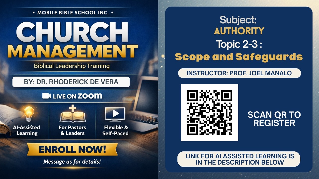 CM02B SCOPE AND SAFEGUARDS   AUTHORITY