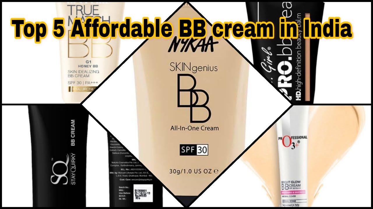 #TOP5affordableDrugstoreBBcreamInIndia. Best BB cream in India for all SKIN types.