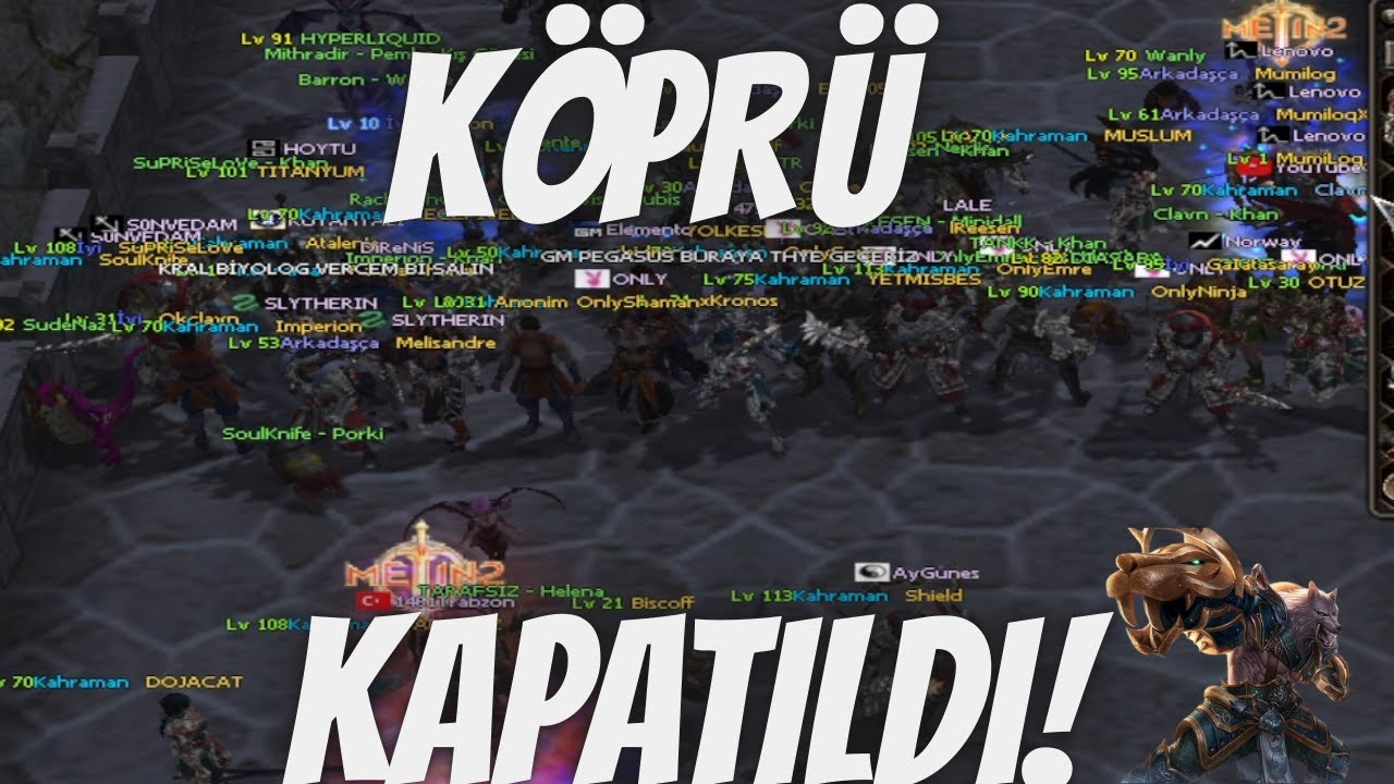 2 DK DA 6 WON K&Acirc;R ETTİM! K&Ouml;PR&Uuml;Y&Uuml; KAPATTIK - METİN2 TR STAR