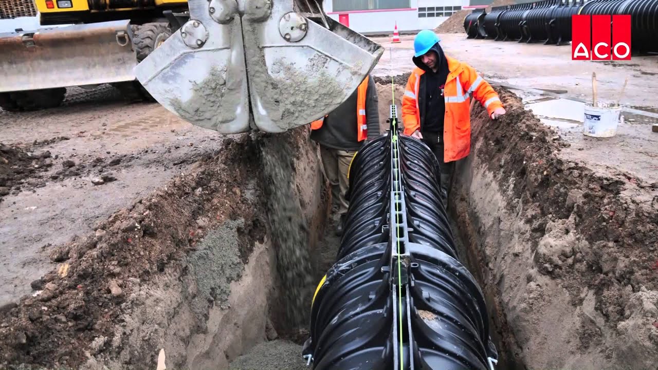 Wasser aufnehmen und zwischenspeichern - ACO Retentionsrinne Qmax