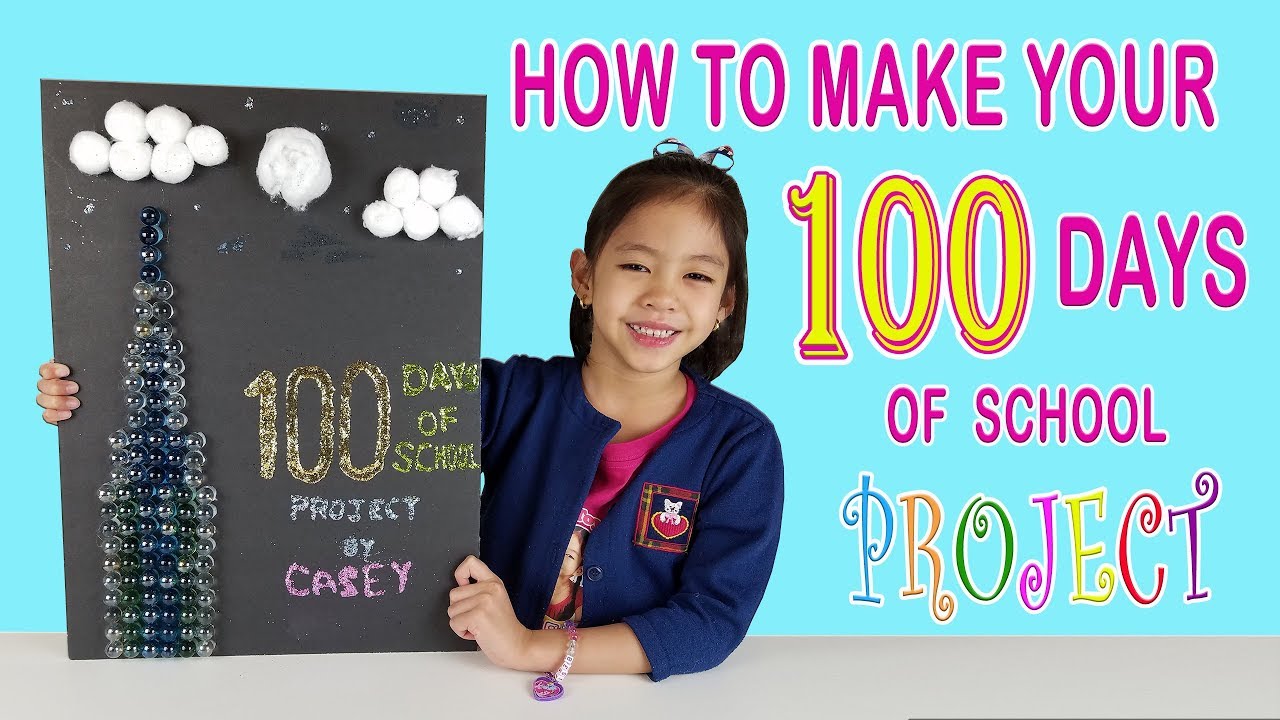100 Days of School Project ||Do It With Your Mom||
