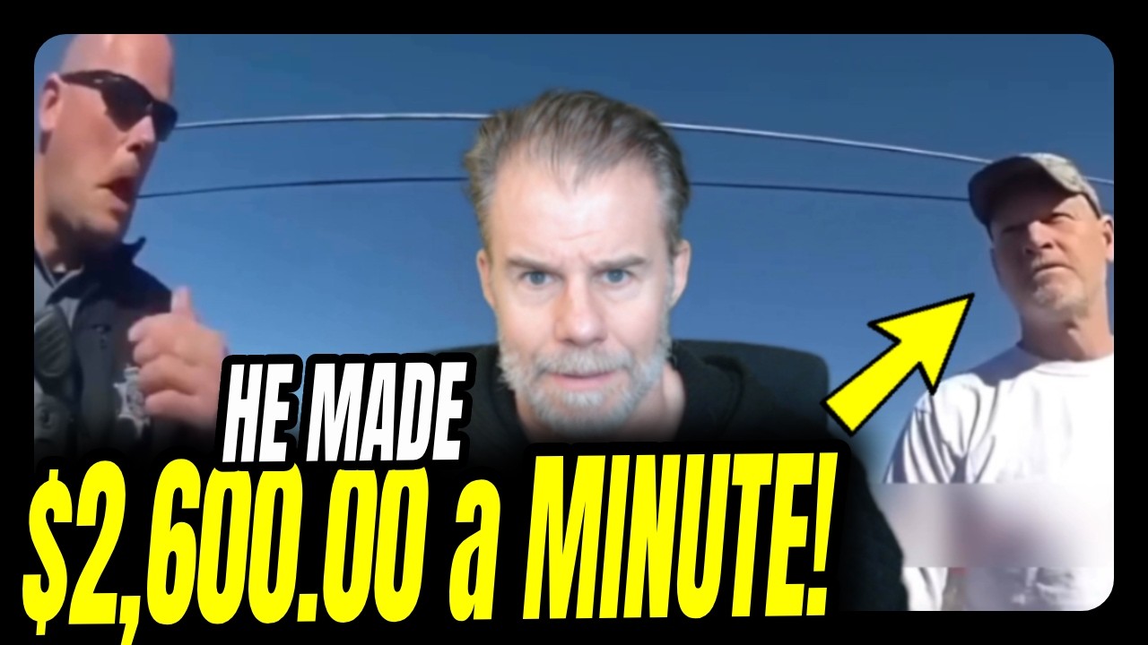Он заработал 2600 долларов за КАЖДУЮ МИНУТУ этого ЛОЖНОГО ареста.