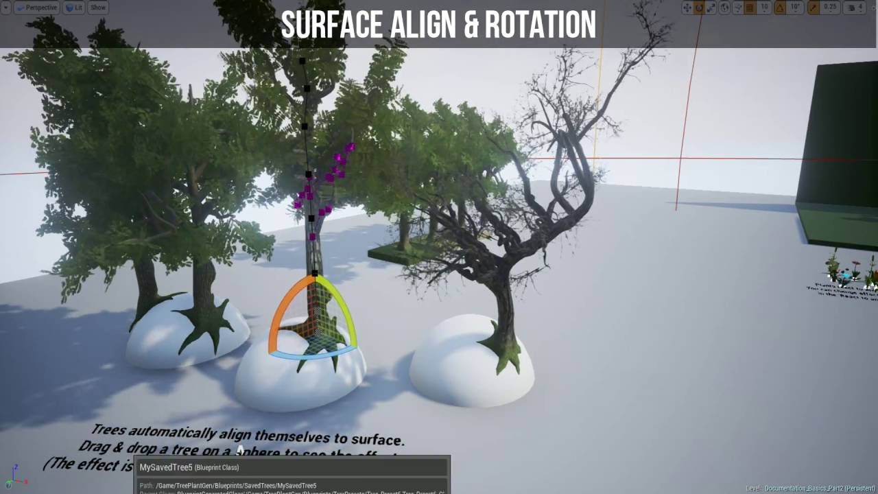 Dynamic Tree & Plant Generator for Unreal Engine