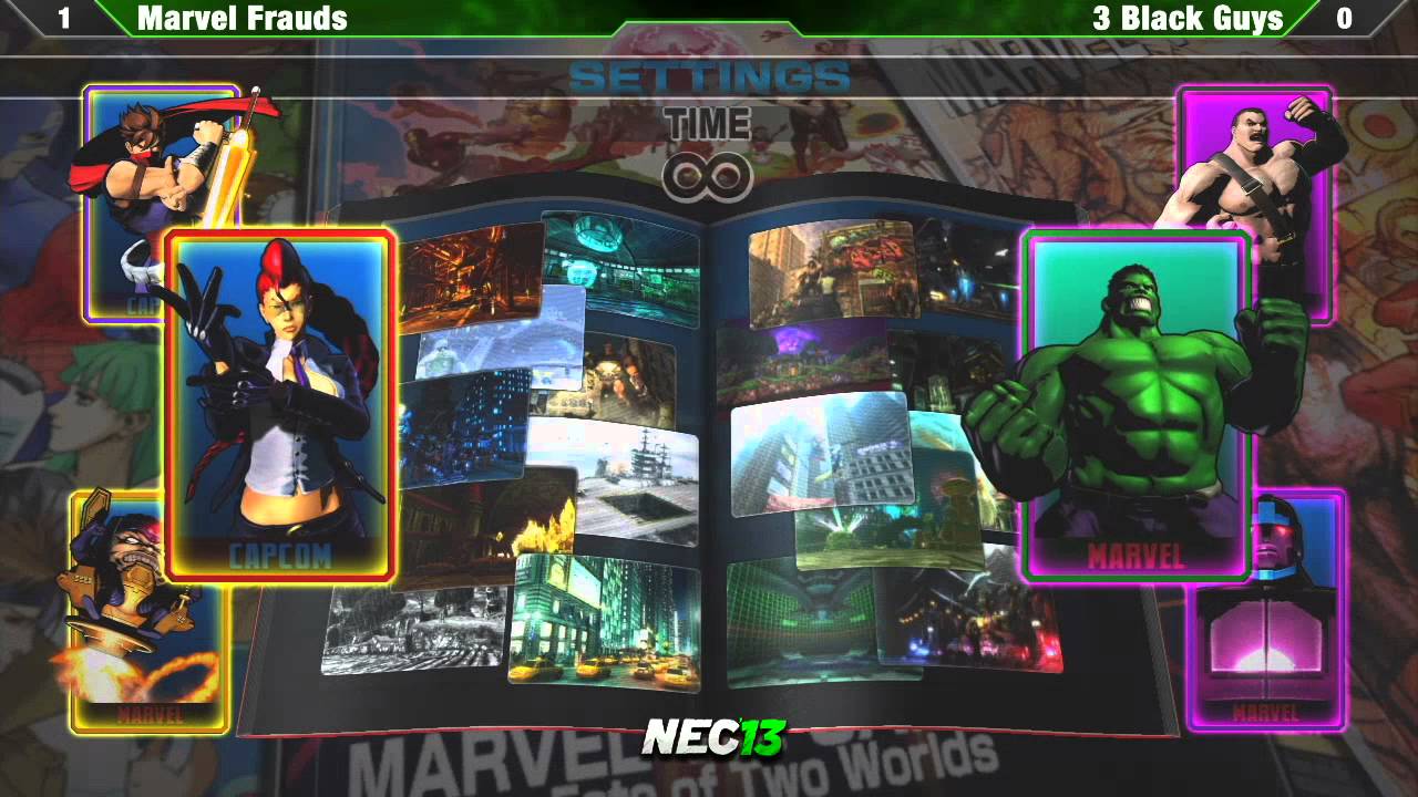 Marvel Frauds vs 3 Black Guys - NEC13 UMVC3 Teams
