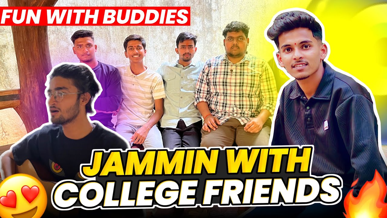 Epic Jam Session With College Friends 😍| Fun Moment With Friends 😅| College Life | Marathi Vlogger 