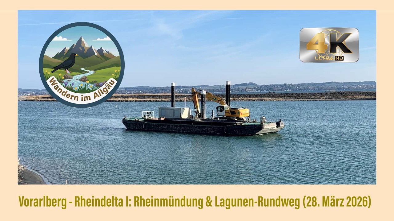 Vorarlberg - Rheindelta I: Rheinm&uuml;ndung & Lagunen-Rundweg (28. M&auml;rz 2026)