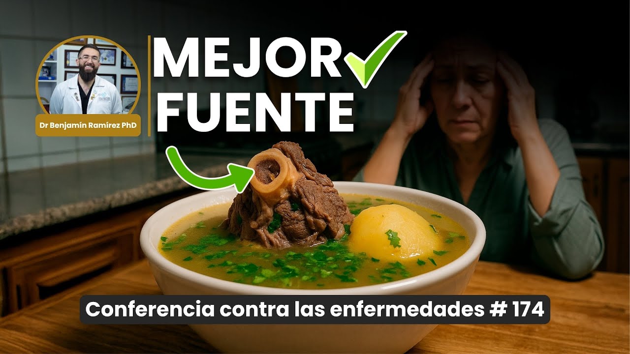 Fijar Colágeno Con ESTE Caldo de Costilla - Conferencia Contra las Enfermedades 174