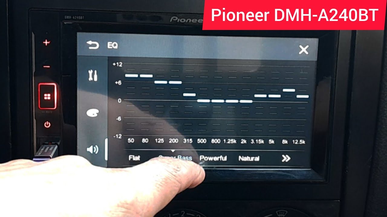 Pioneer DMH-A240BT!!! Menu Features/ Settings!!