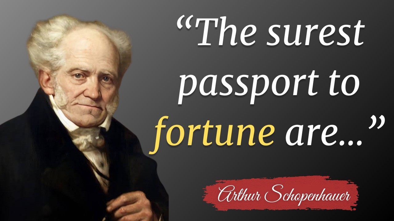 Arthur Schopenhauer life lessons men should learn as soon as possible | Part 3/3