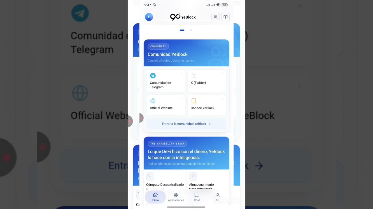 YeBlock🤑Nueva APP DE MINER&Iacute;A🤑GANA TOKENS GRATIS🤑