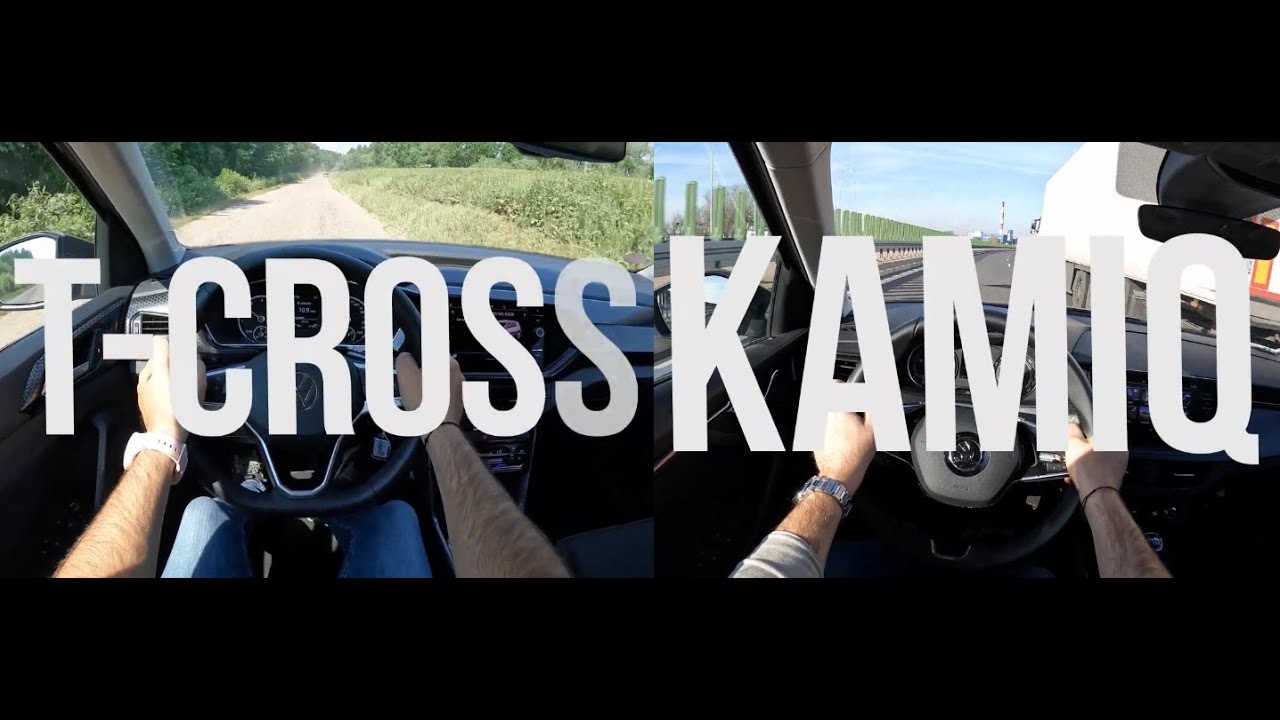 Test Drive POV - 2022 VW T-Cross vs 2022 Skoda Kamiq - Small SUV