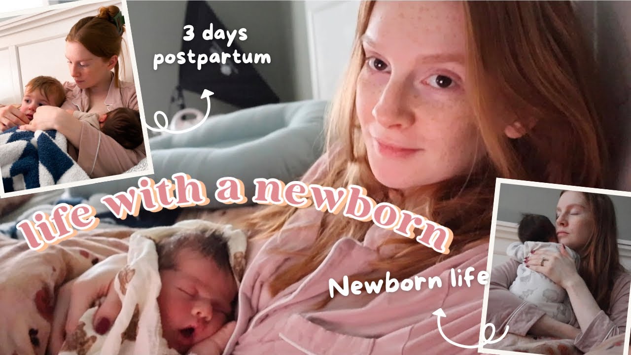 Day in the Life with a Newborn & My Postpartum Recovery | Day in the Life Mom of 5 with a Newborn