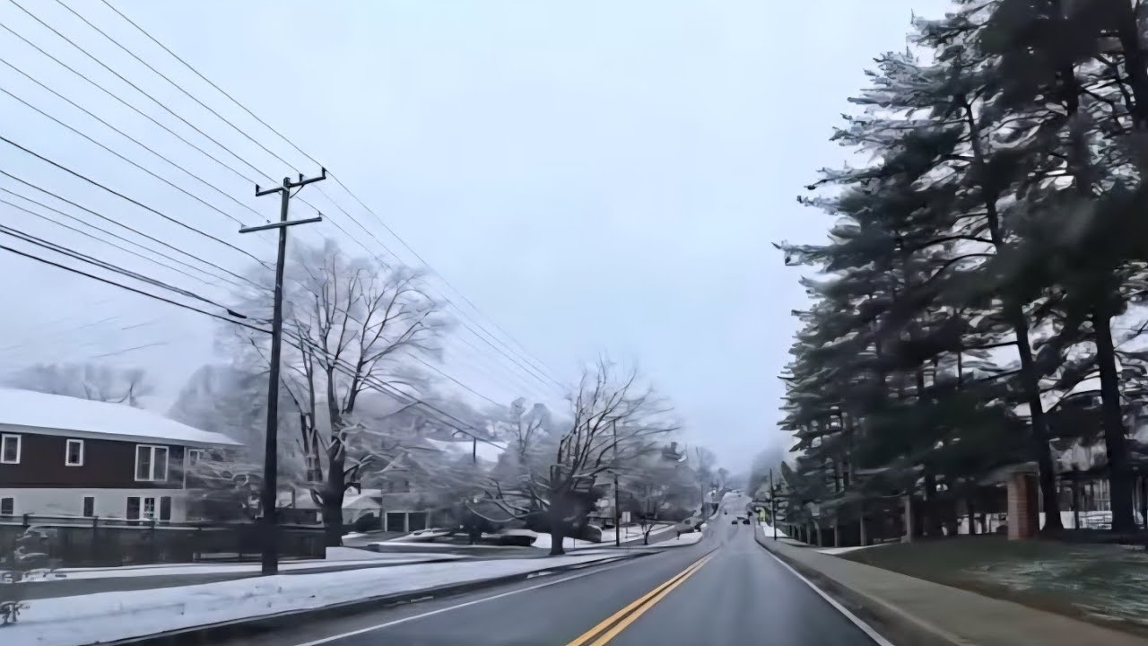 Early Spring Drive from Bethesda, Maryland to Pentagon City, Virginia | 4K Driving