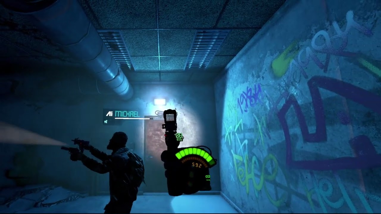 After The Fall VR - A tip to open keycard door in relay tower.