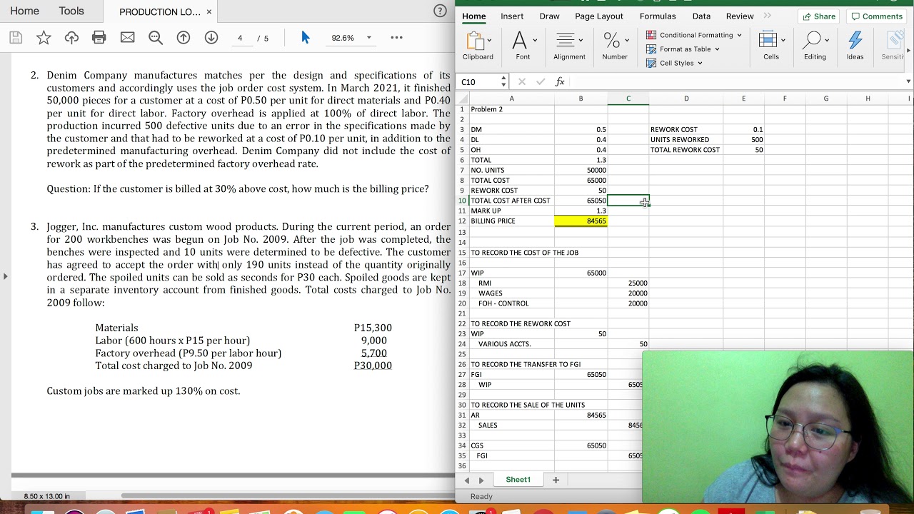 Spoilage and Defects in Job Order Costing 1