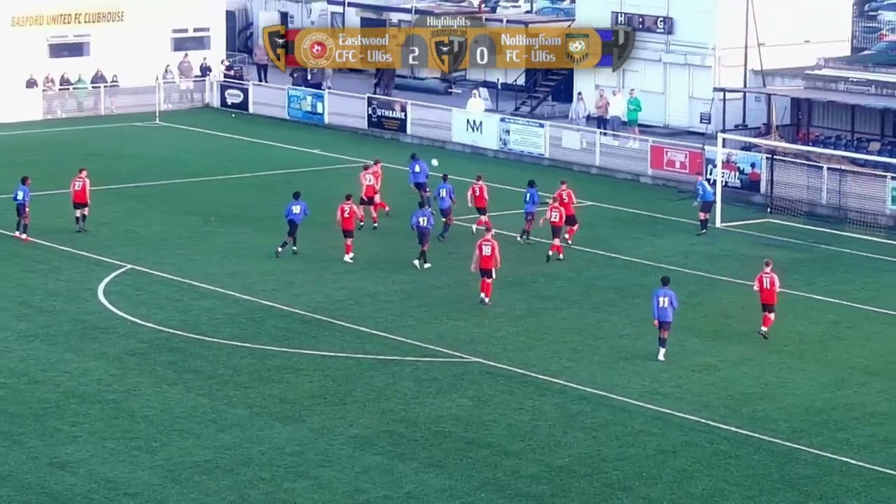 Notts Youth CUP FINAL | Highlights: Eastwood CFC U16 (3)v(0) Nottingham FC U16