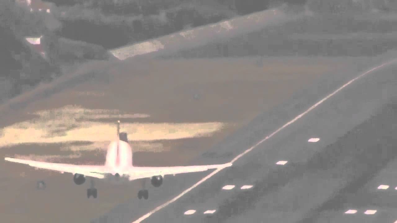 Fuertes vientos dificultan los aterrizajes en el aeropuerto de Madeira