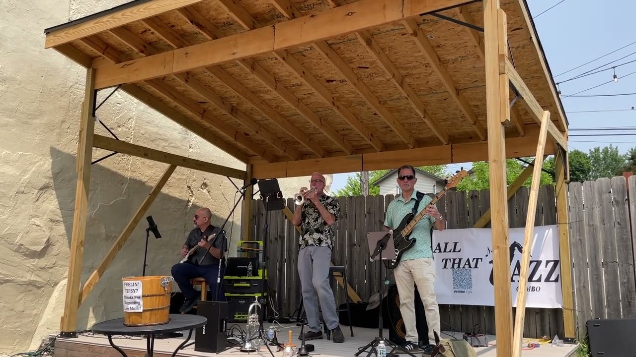 All That Jazz at the Hop Garden in Evansville, WI, summer 2025