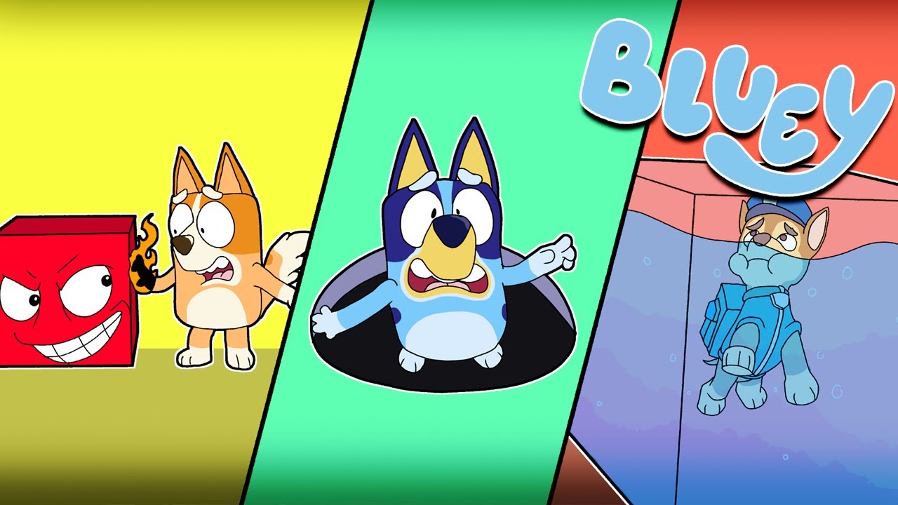 100 MANERAS de ACABAR con BLUEY y BINGO | Las Aventuras de BLUEY en ROBLOX!