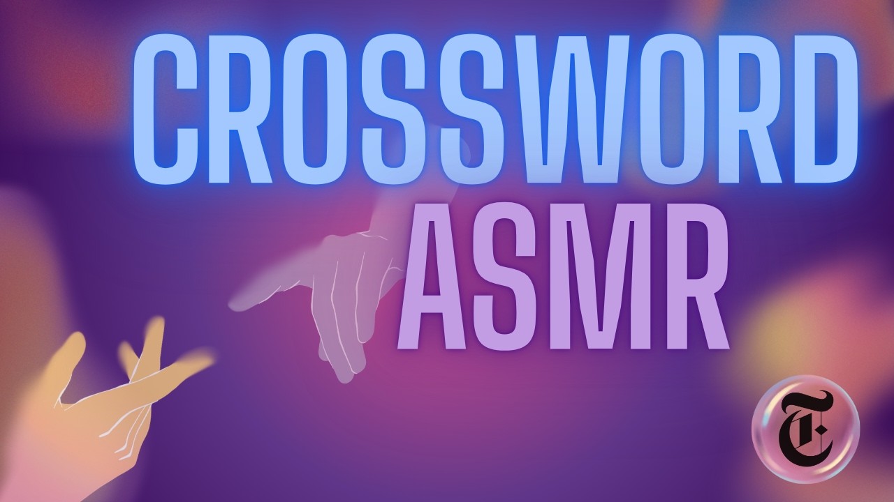 asmr | solving the sunday crossword (mic scratching & whisper ramble)