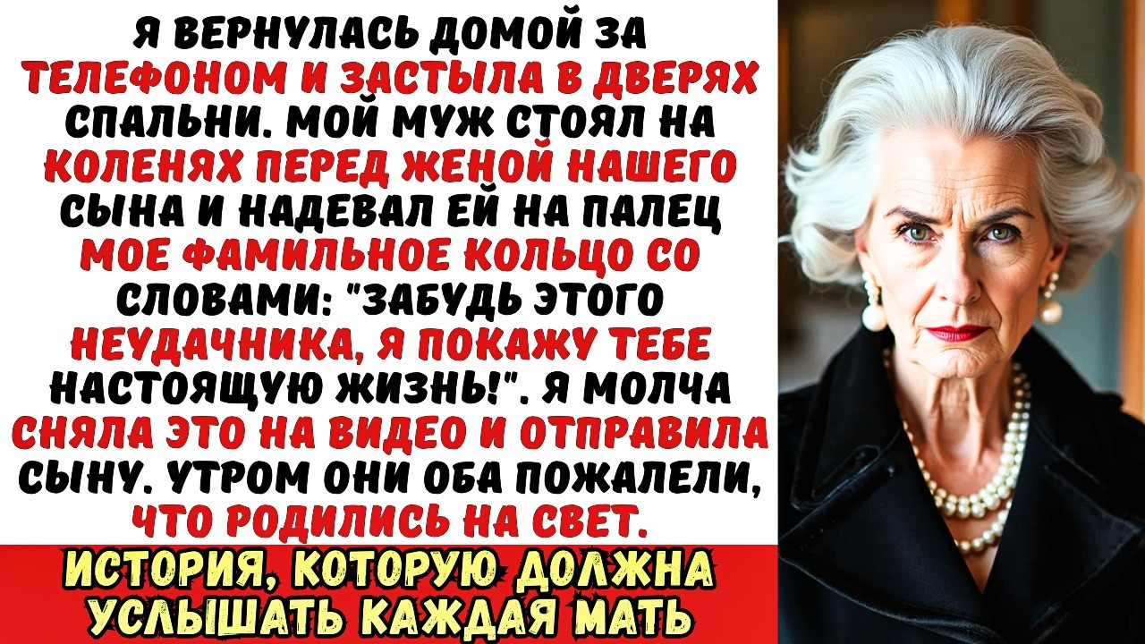 Увидела, как муж надевает мое кольцо невестке Сын тебя недостоин!. Я молча отправила видео…