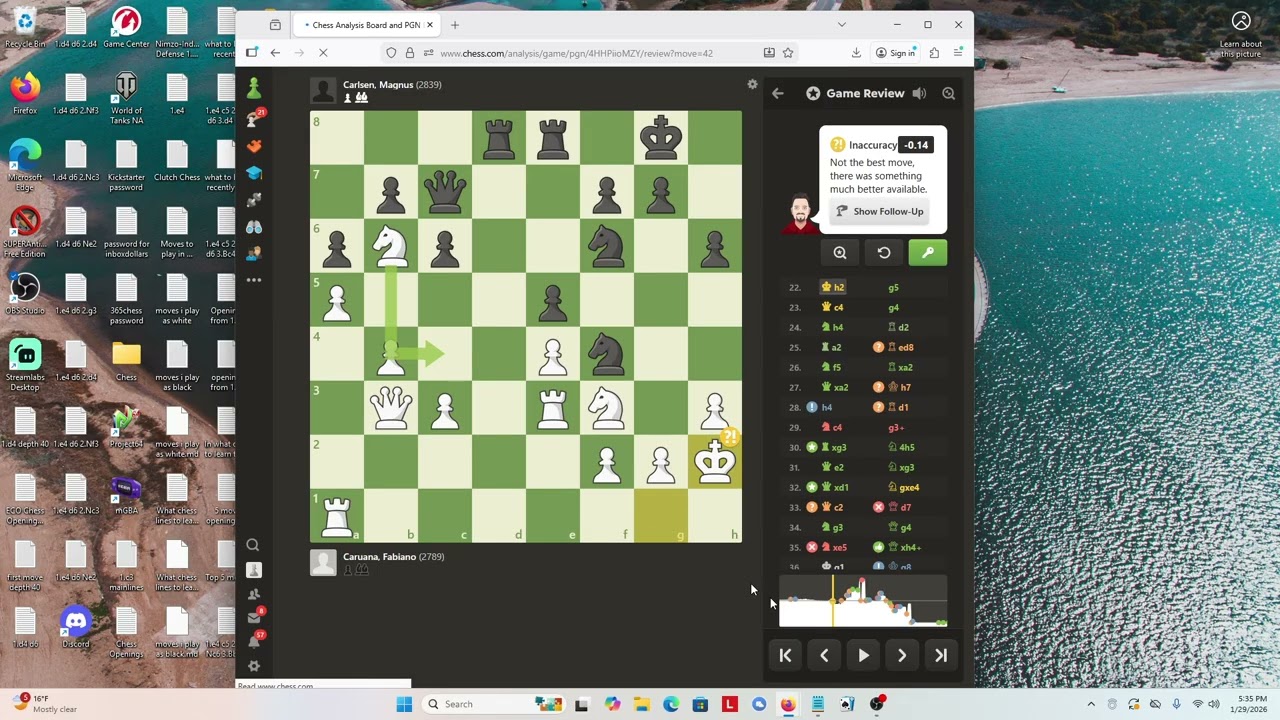 Analyzing a chess game between Magnus and Fabiano from the Clutch Chess Champions Showdown!!