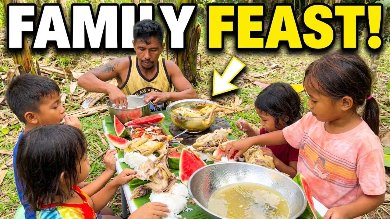 Filipino Native Chicken Soup with Gata | Outdoor Family Cooking