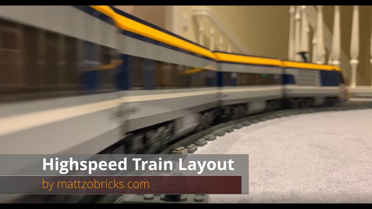 Lego Highspeed Train Layout