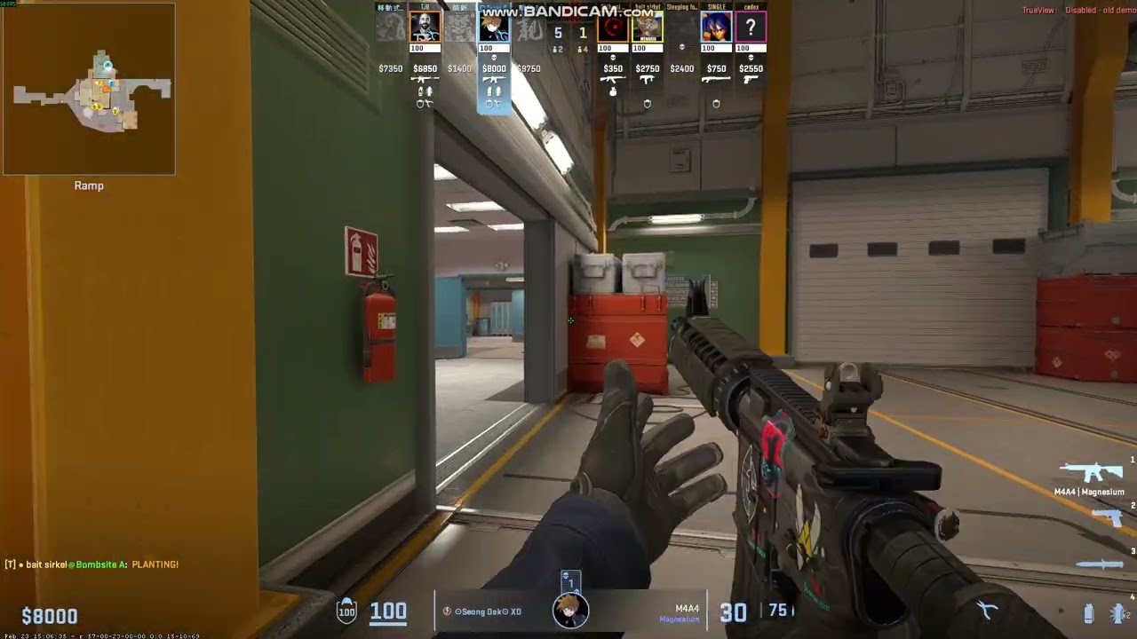 CS2 1 VS 4 Ninja Defusing on Nuke