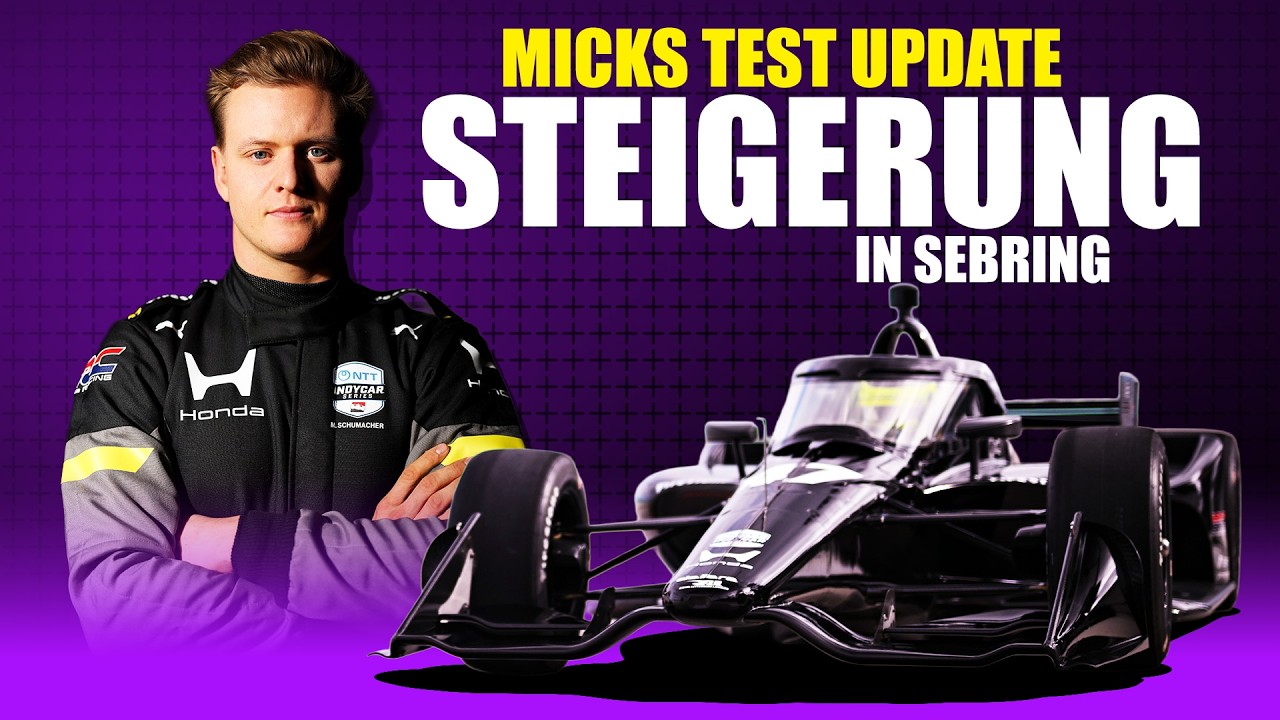 IndyCar-Test Sebring: Mick Schumacher legt nach – BMW verpflichtet Tim Tramnitz