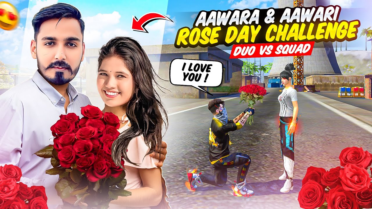 1 Kill = 1 Real Rose Challenge Gone Wrong 🙄 Rose Day Special Video 🌹 Garena Free Fire