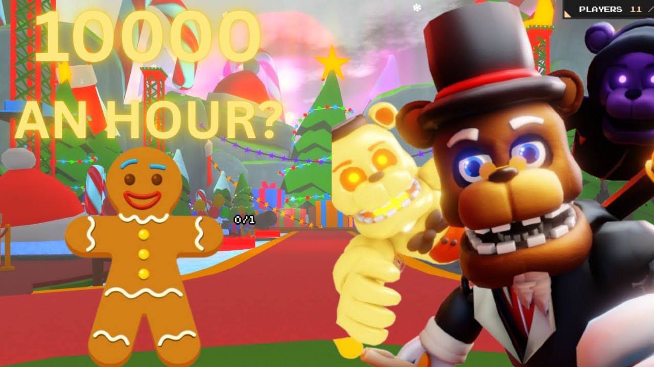 The BEST way to get Gingerbreads in FNAF TD 2 (Christmas Update)