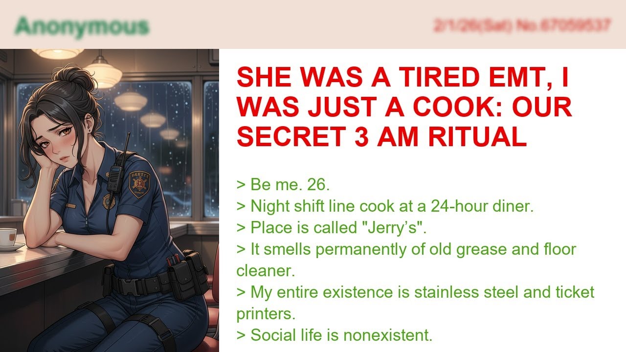 She Was A Tired EMT, I Was Just A Cook: Our Secret 3 AM Ritual