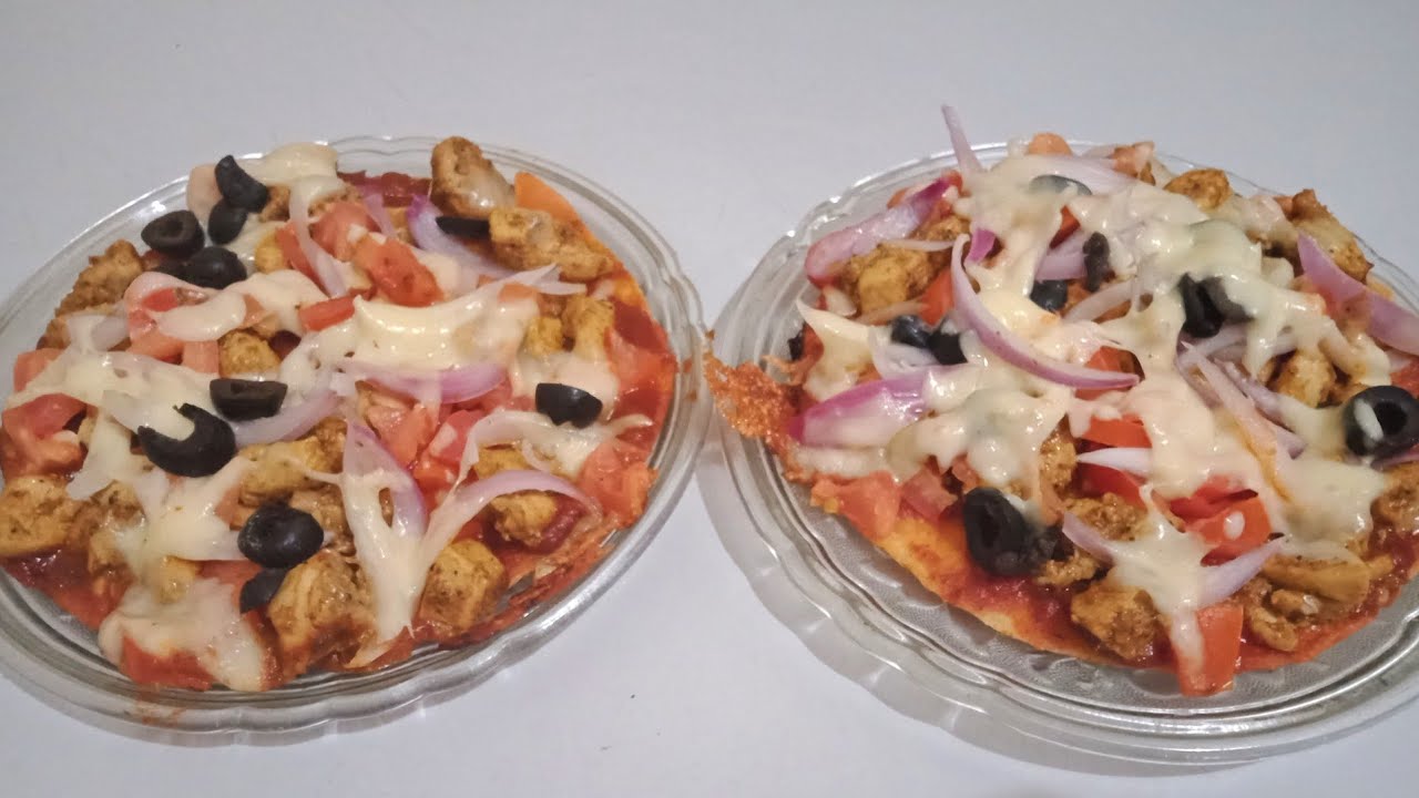 Pizza pancake recipe | Delicious recipe | Chicken pizza pancake recipe by yumzfood